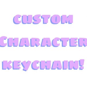 Custom Character Keychain