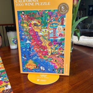Water&Wines Die Weine von Kalifornien 1000teile Puzzle