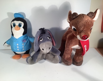 Disney&Rudolph plush animals
