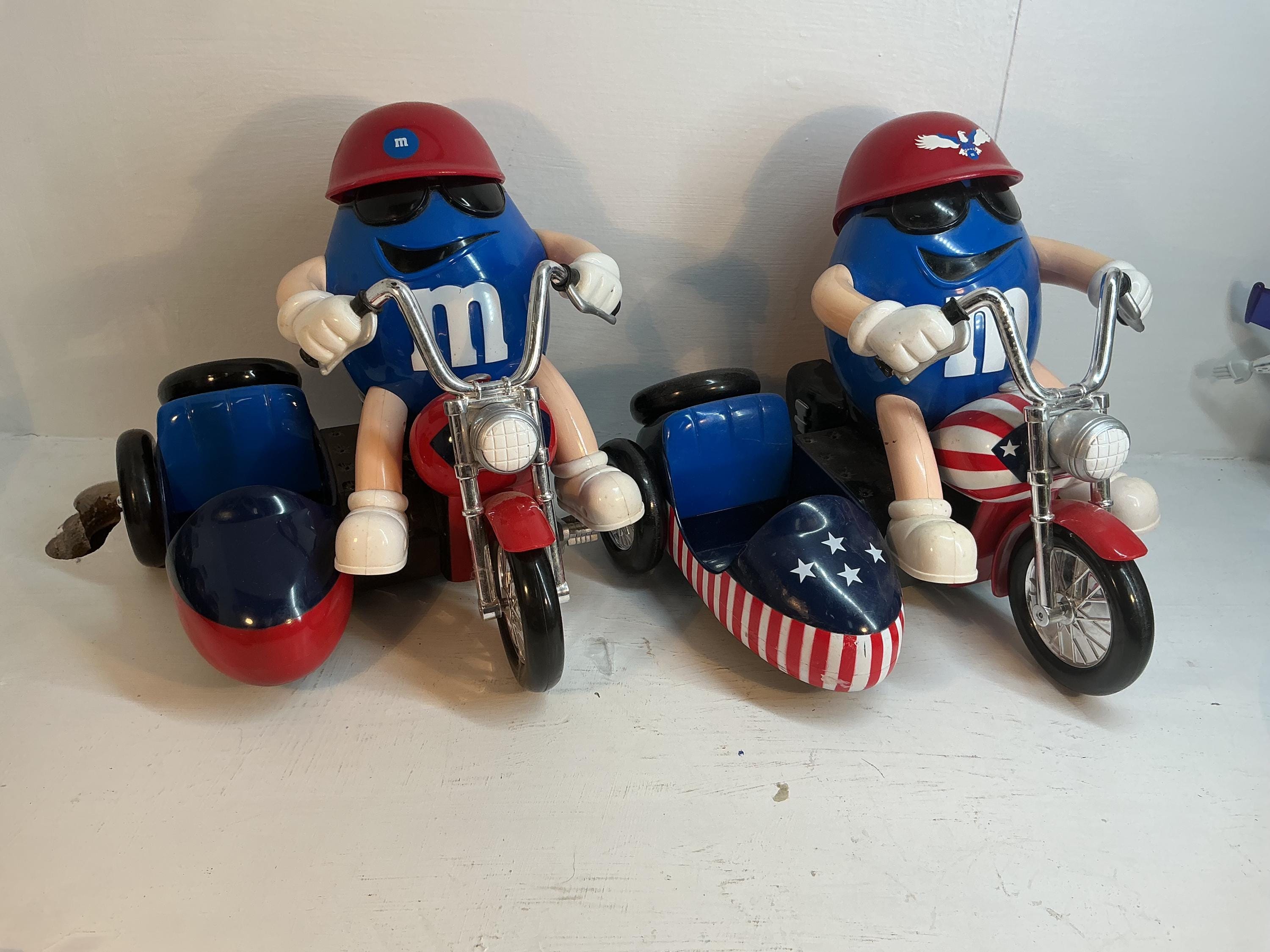M&M キャンディ ディスペンサー、オートバイとサイドカー USED品 m&m's