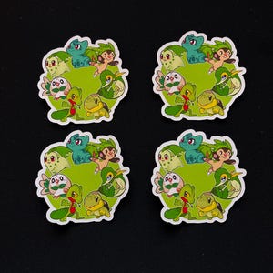 Stickers Starter Pokémon Chibi