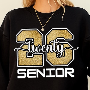 Senior Class of 2026 png glitter png Senior 2026 PNG Senior Class of 2026 Graduation 2026 , Graduation Cut file for Cricut