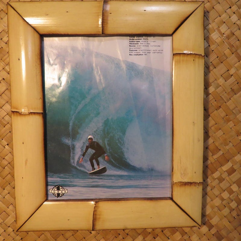 Colorful Bamboo Custom Picture Frame - Blue