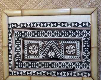 18 x 24" Hand made Bamboo frame for photos, prints,posters, etc Perfect Polynesian inspired decor for Tiki bars and enchanted tiki rooms