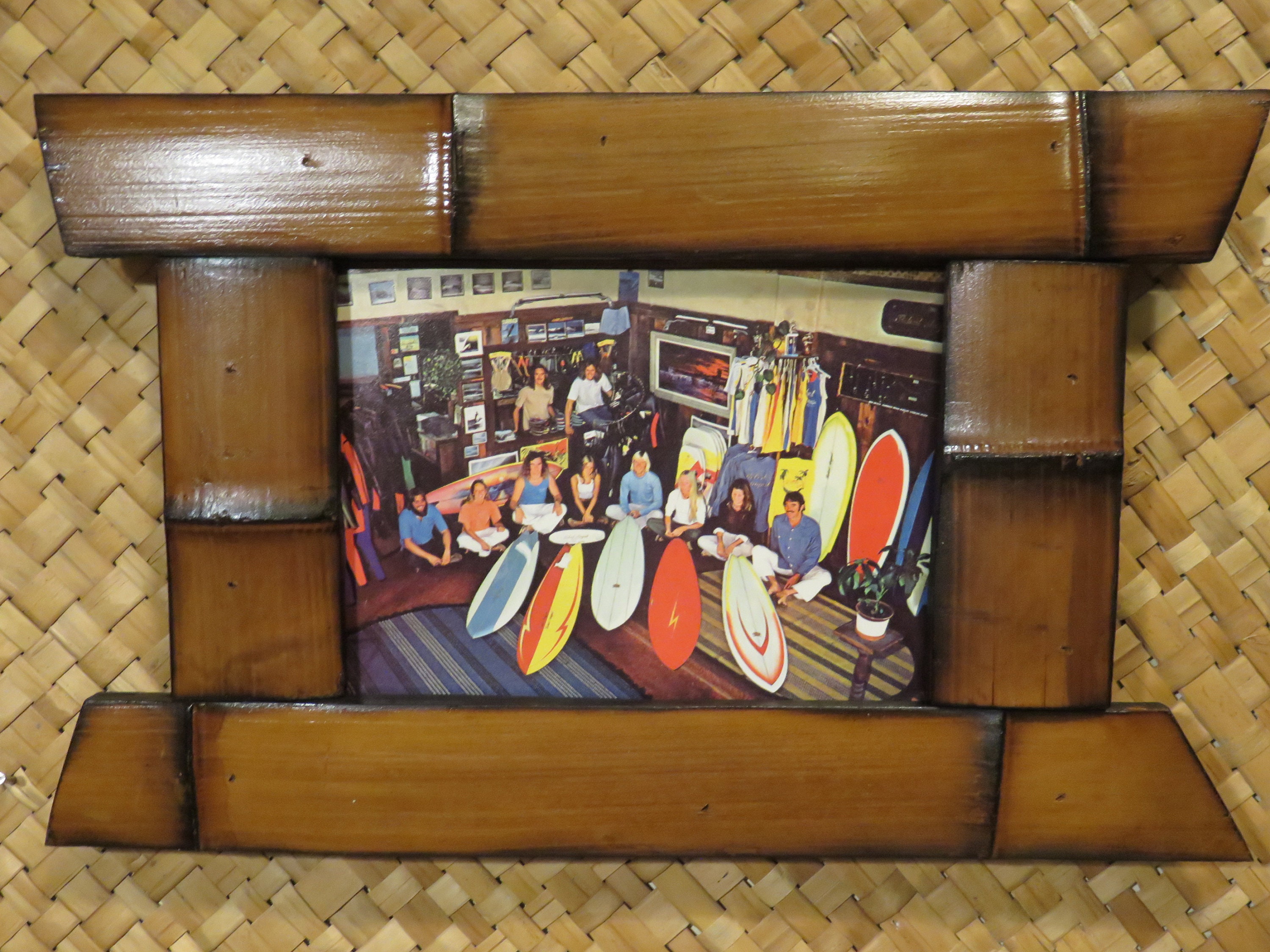 5 x 7 Hand made Bamboo frame for photos Etsy