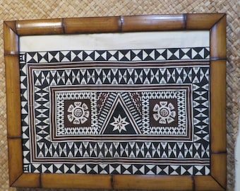18 x 24" Hand made Bamboo frame for photos, prints,posters, etc Perfect Polynesian inspired decor for Tiki bars and enchanted tiki rooms
