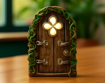 Feeëndeur voor boomtuindecoratieset, mini-feeëntuindeur, magische boomdeurornament, sprookjestuinaccessoires, miniatuur feeëndecor