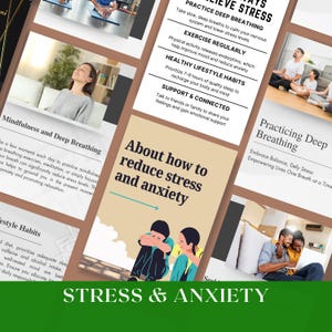 Stress Management Workbook, Stress Management, therapy worksheets, CBT worksheet, behavioural activation, coping strategies, anxiety relief