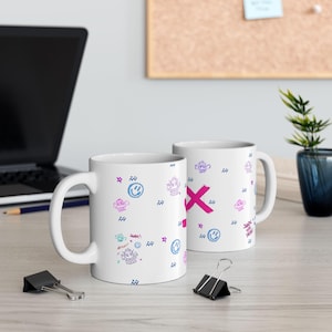 Jinx Graffiti Mug: League of Legends Gamer Gift, Collectible Porcelain