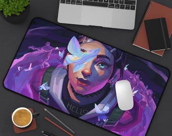 Clove Valorant Gaming Mauspad: Neopren Schreibtischmatte, rutschfest