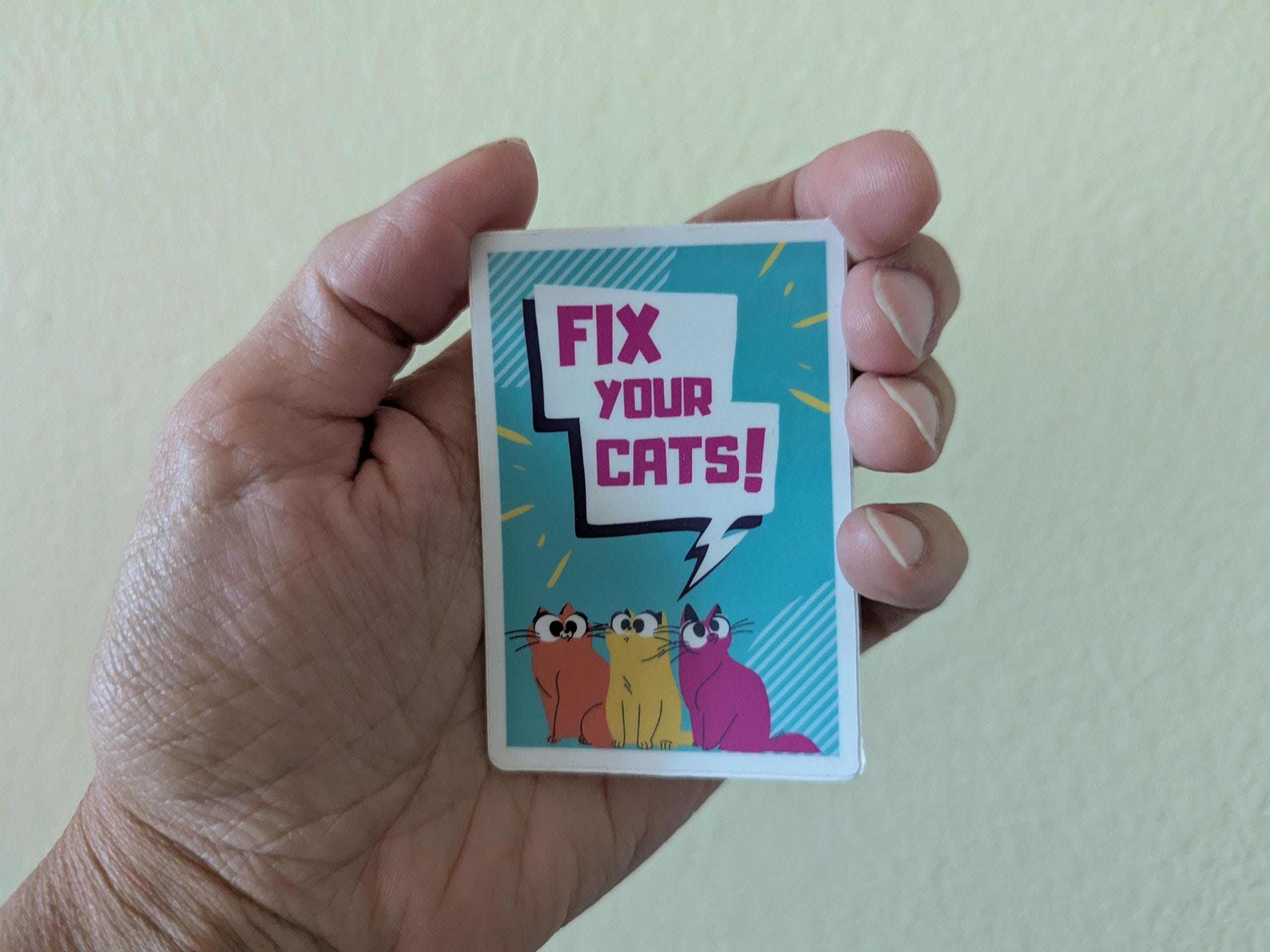 Fix Your Cats Vinyl Sticker - Thumbnail 2