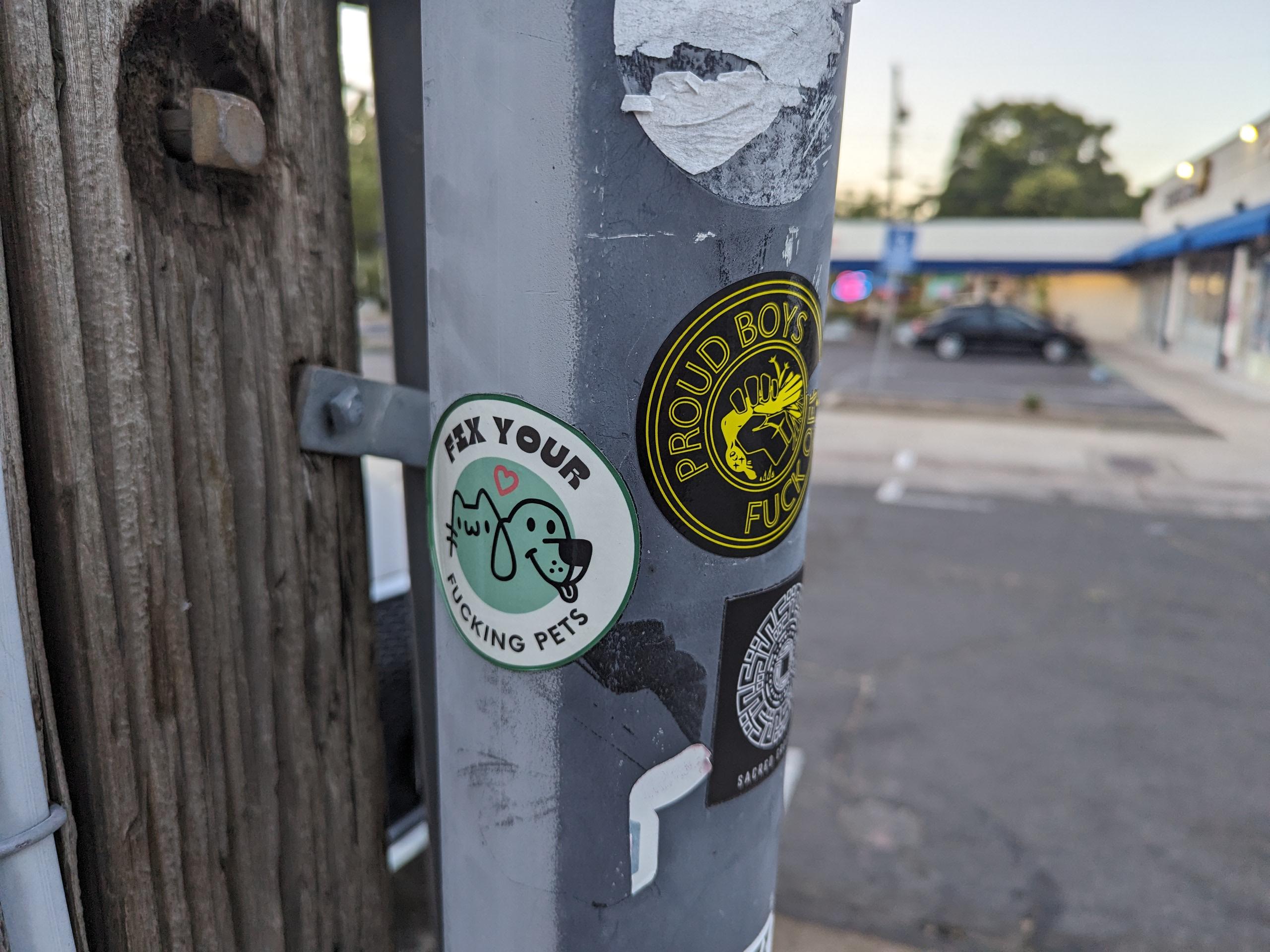 Sticker- Fix your fucking pets- 3" round - Thumbnail 3