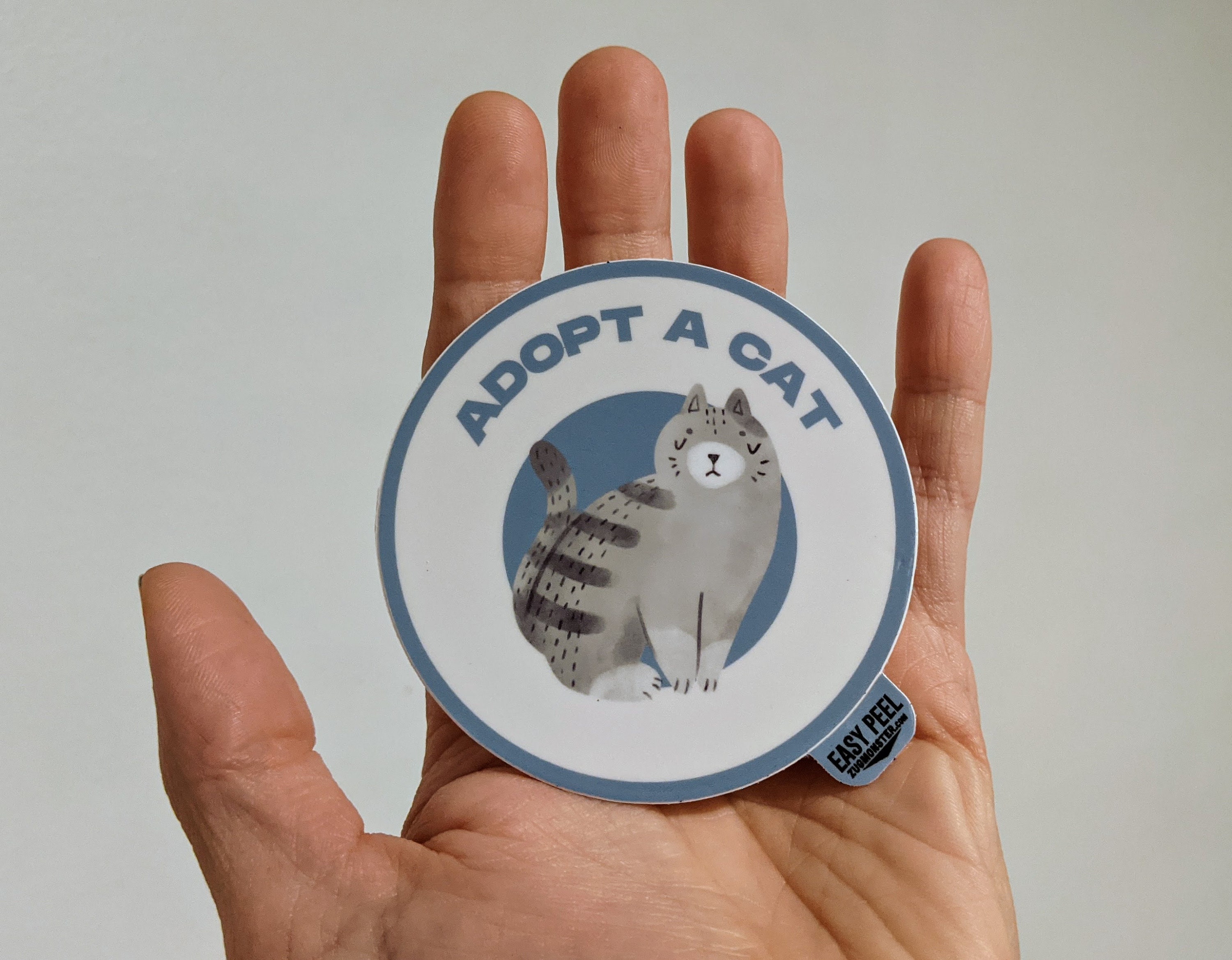 Adopt a Cat Vinyl Decal - Thumbnail 2
