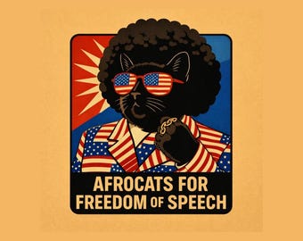 Sticker chat Afroman liberté d'expression