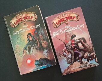 Lonewolf Gamebooks Grey Star the Wizard & The Forbidden City Pen and Paper RPG Gamebooks