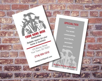 Handyman Logos | Handyman Business Template | Repair Service | Edit in Canva