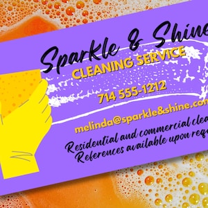 Cleaning Service Business Card Template, Cleaning Service Business Card, Cleaning Business Card Templates, Cleaning Business Card