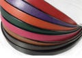 PREMIUM European Flat Leather Cord, Genuine 10mm Leather Straps for Making Leather Bracelets and Jewelry Crafts, Choose Color / Length product logo