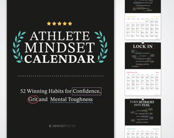 2026 Athlete Mindset Wall Calendar – Daily Mental Toughness Challenges