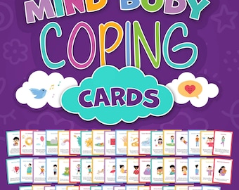 Mind‑Body Coping Cards – 52 Printable SEL Flash Cards for Mindfulness, Reflection & Emotional Awareness