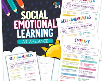 SEL Arbeitsblätter & Anleitungen - Soziale emotionale Lernaktivitäten (druckbar)