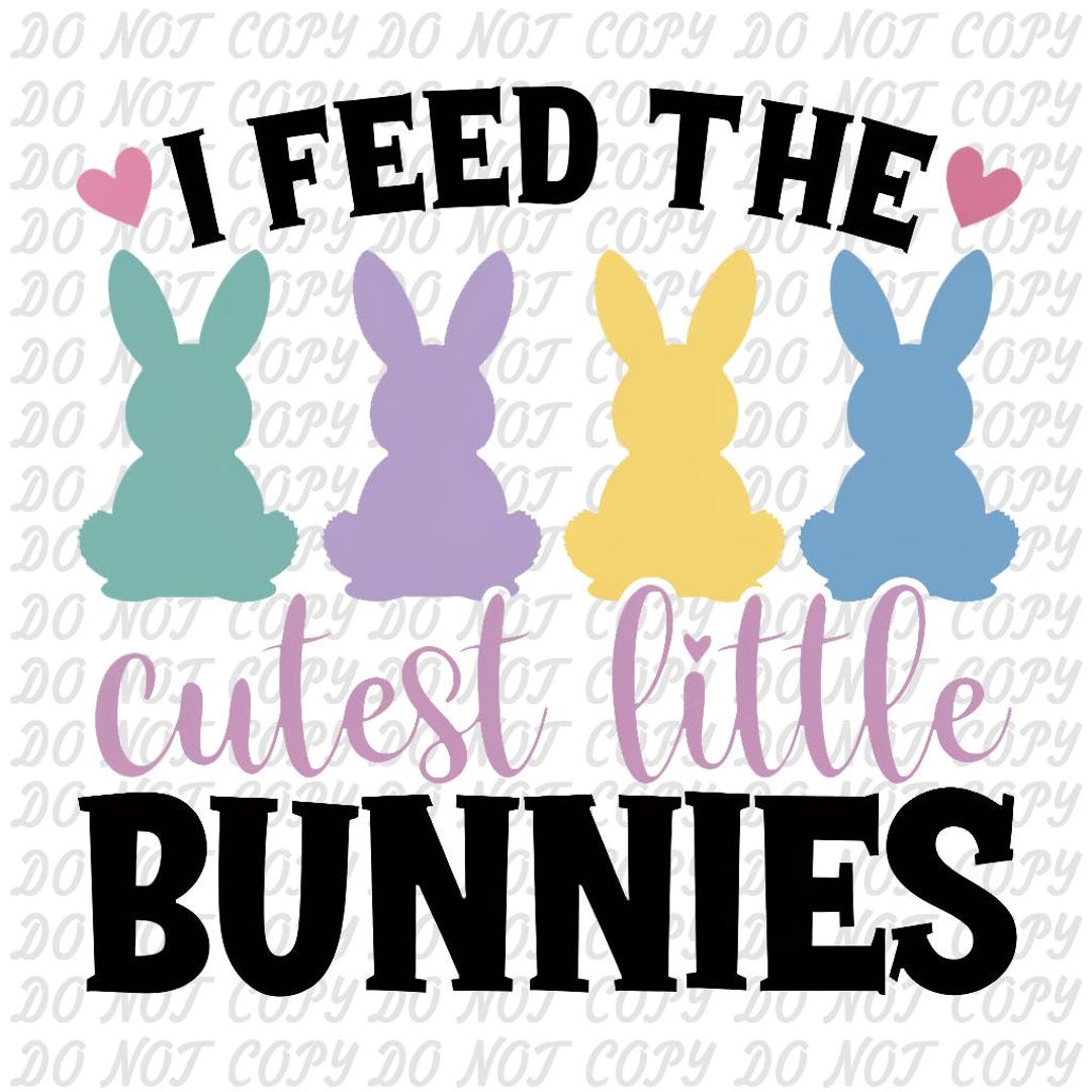 I Feed the Cutest Little Bunnies, Easter Lunch Lady Shirt Png - Etsy
