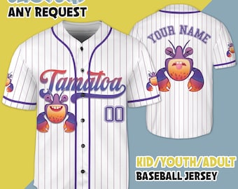 Personalized Disney Moana Tamatoa Baseball Jersey, Custom Moana Tamatoa Baseball Jersey, Disney Princess Shirt, Magic Kingdom Shirt