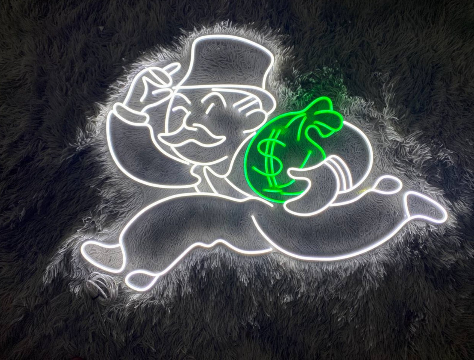 Mr Monopoly Neon Sign Mr Monopoly Led Sign Custom Neon Sign - Etsy