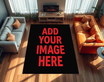 Alfombra personalizada, añade tu imagen aquí, alfombra diseñada, alfombra con tu imagen, decoración de salón, alfombras para sala de estar, alfombra para decoración del hogar, antideslizante