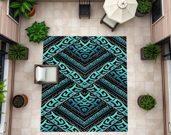 Alfombra con ilusión óptica, alfombra con vórtice, alfombra con ilusión, alfombra para terraza, alfombra para balcón, alfombra abstracta, alfombra con impresión digital, antideslizante, lavable