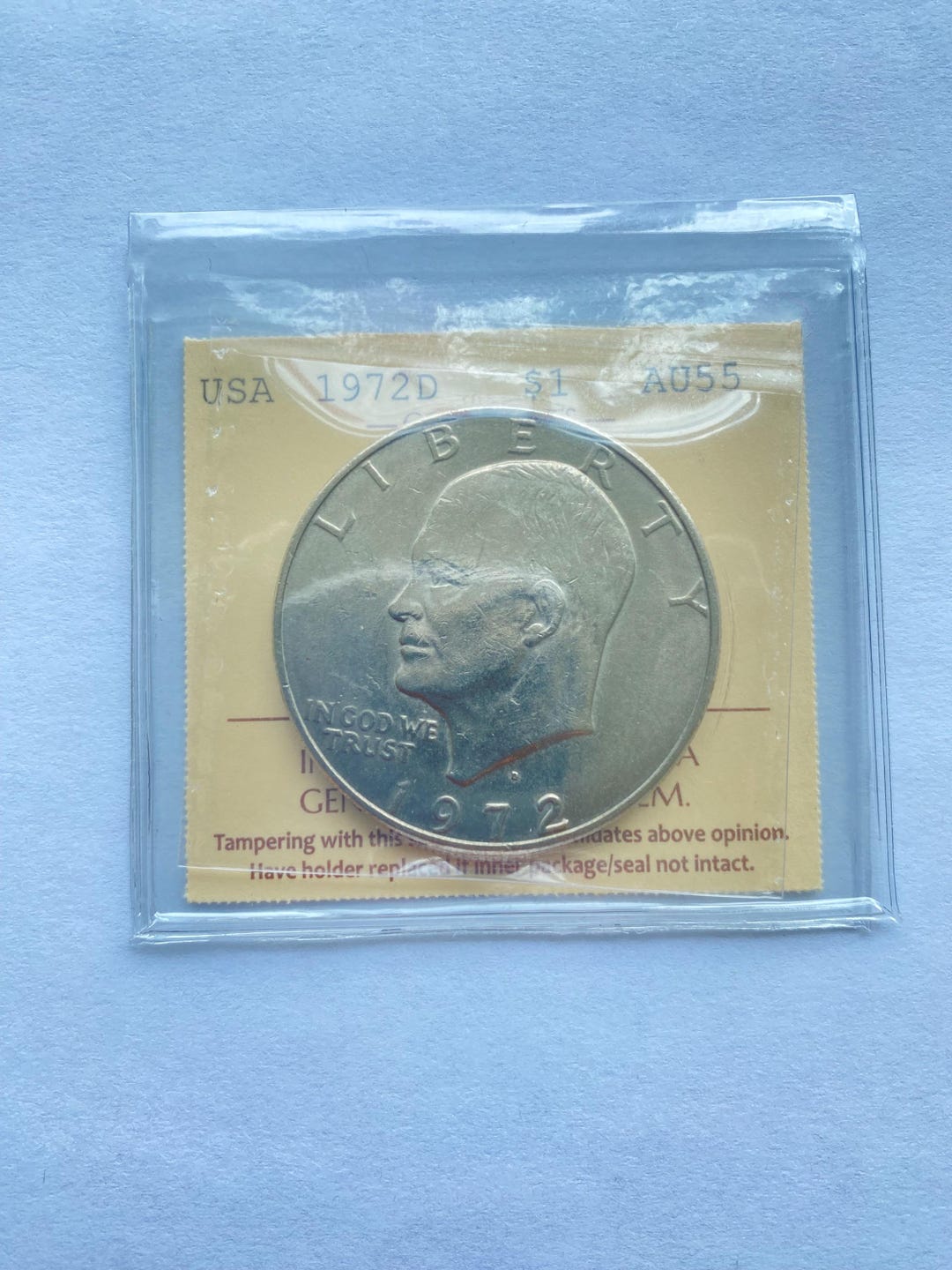 1972 One Dollar 1d. Liberty Eisenhower US Dollar Coin! - Etsy