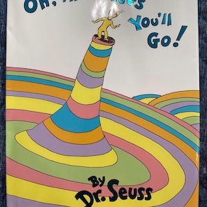 Oh, die Orte, an die du gehen wirst! von Dr. Seuss Hardcover Buch 1990, 11”