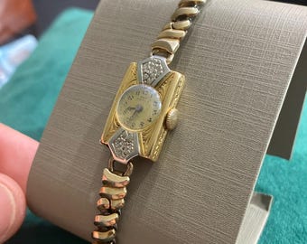 RADO Elegance ゴールド メッシュバンド Rado Elegance 18K Gold Plated Watch, 1980s - Vintage