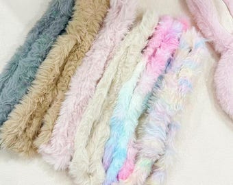 Limpiapipas de imitación de pelo de conejo, 20 mm, hecho a mano, para manualidades. Alambre flexible para manualidades, ideal para ramos, animales y Navidad.