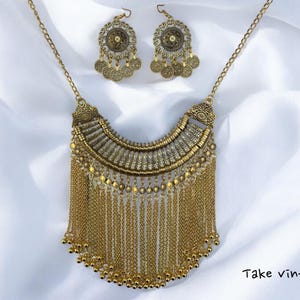 Afghani Traditional cultural Jewelry | ethnic jewellery | handmade jewelry | Golden jewelry
