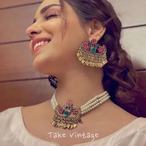 Afghan Jewellery set | Afghan vintage choker | Handmade Jewellery | Vintage Jewellery | Kuchi Choker Afghani jewellery
