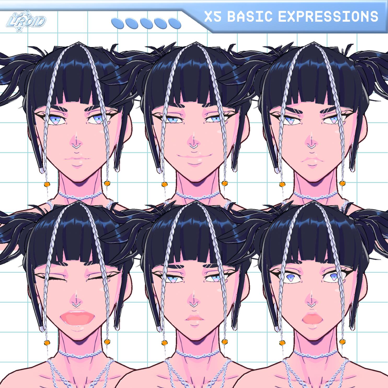 Xenia Y2K Pre-made 3D Vroid VRM Model | Vrchat Avatar | 3D Vtuber Model ...