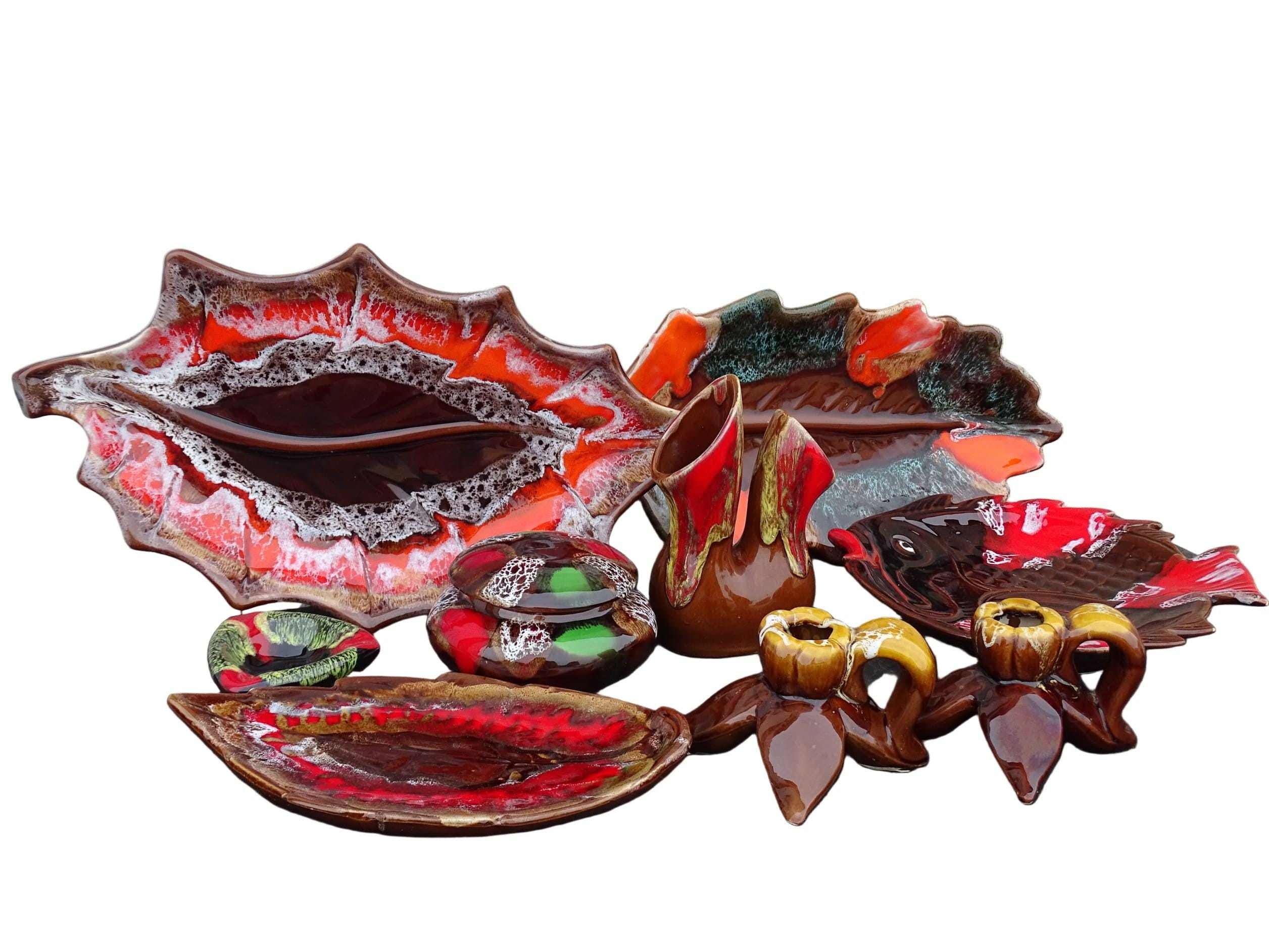 Collection of French Vintage Vallauris Pottery, Decorative Ceramic