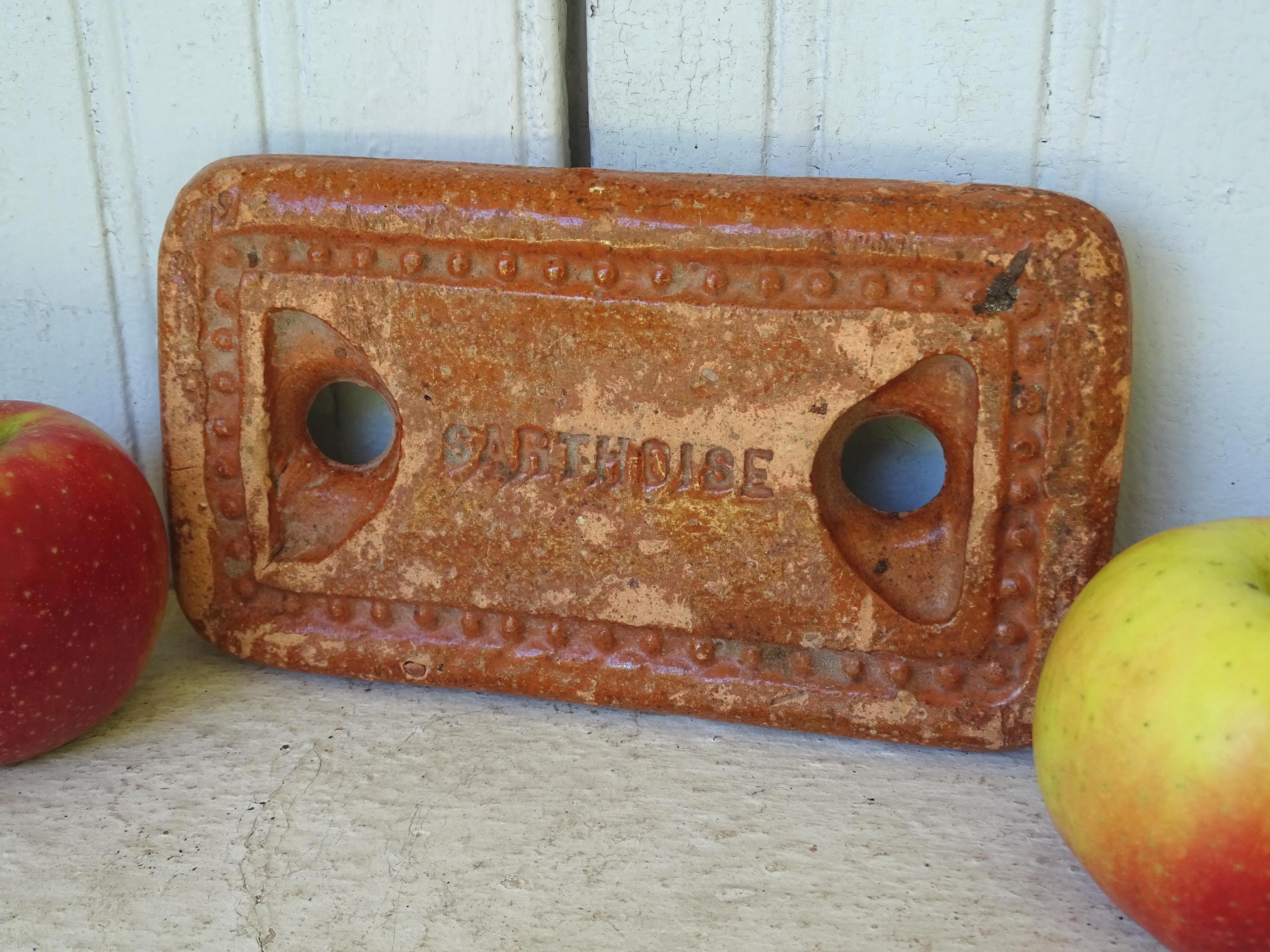 8.7インチ アンティークレッドブリック シェーフライト、セラミック