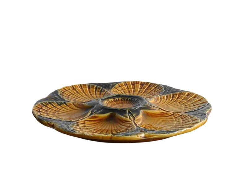 Sarreguemines Oyster Plate - Thumbnail 5
