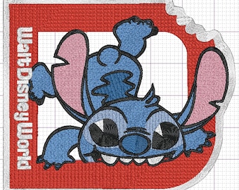 Stitch Machine Embroidery File, 6 sizes