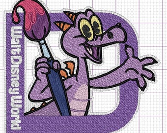 Figment Dragon Machine Embroidery File, 5 sizes