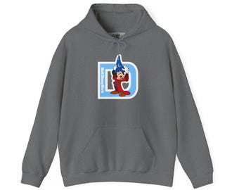 Unisex Sorcerer Mickey Hoodie - Cozy Sweatshirt, Walt Disney Gift, Cute Hoodie for Kids & Adults, Fun Apparel for Birthdays, Family Events
