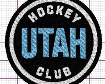 Utah Hockey Club Logo - Embroidery File, 6 sizes