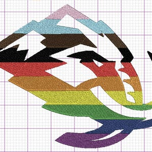 Utah Mammoth Pride - Embroidery File, 7 sizes
