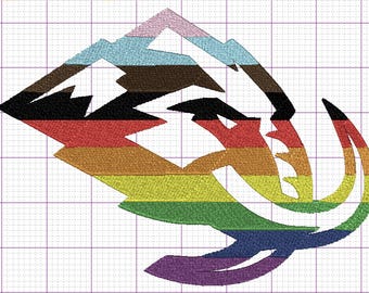 Utah Mammoth Pride - Embroidery File, 7 sizes