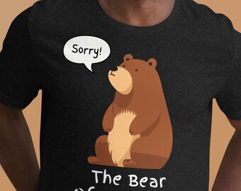 Funny Bear of Bad News T-Shirt: Comical Malapropism Graphic Tee