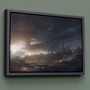 Avengers Endgame Captain America vs Thanos Army Canvas Wall Art- Ready to Hang