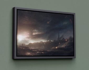 Avengers Endgame Captain America vs Thanos Army Canvas Wall Art- Ready to Hang