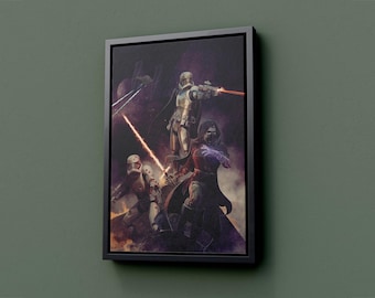 エンドア スターウォーズ キャンバス、ジェダイの帰還 映画アート